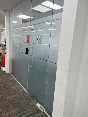 Office Glass Partition Installation
